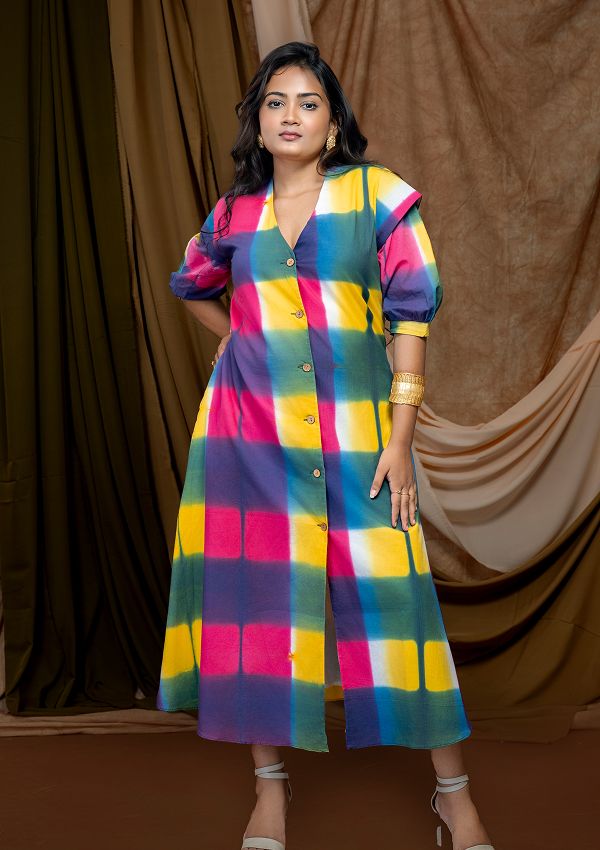 Rangrez Overlay Dress