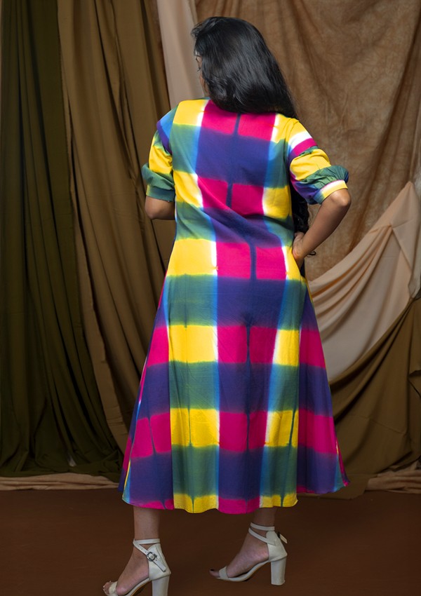 Rangrez Overlay Dress