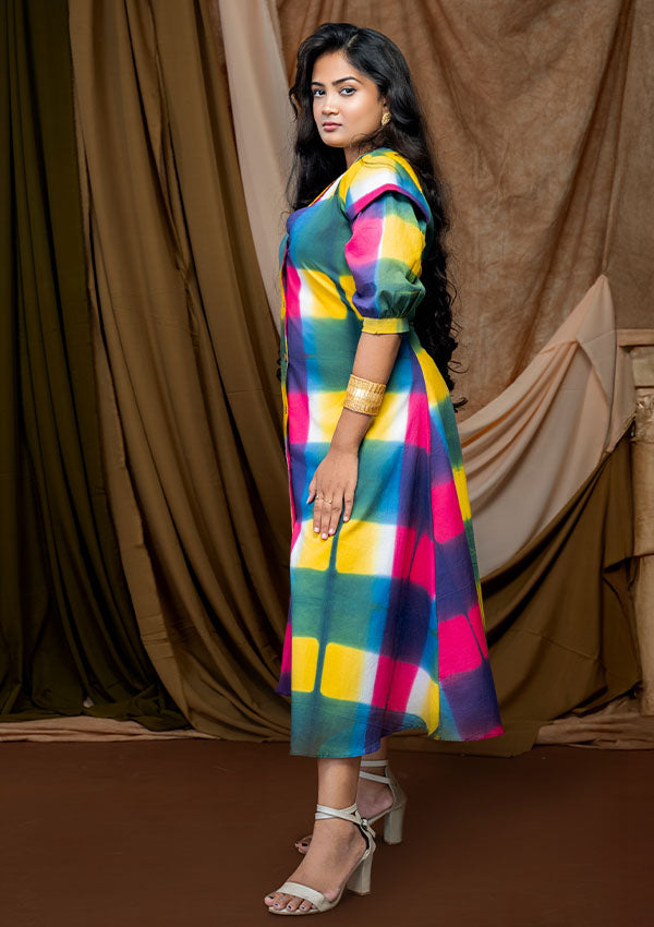 Rangrez Overlay Dress