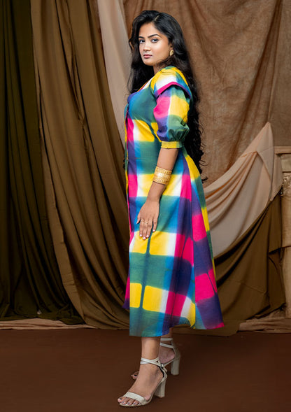 Rangrez Overlay Dress