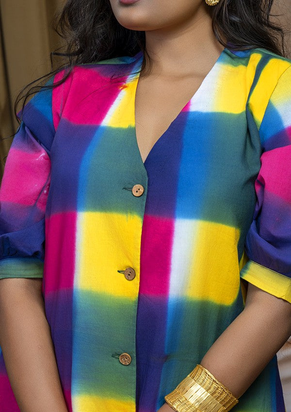 Rangrez Overlay Dress