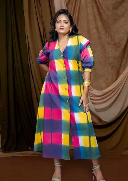 Rangrez Overlay Dress