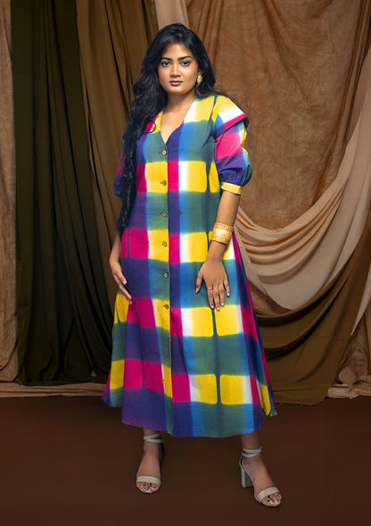 Rangrez Overlay Dress