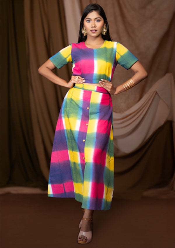 Rangrez Overlay Dress